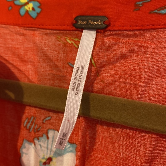 Free People Greatest Day Floral Smocked Mini Dress size medium - Picture 6 of 7